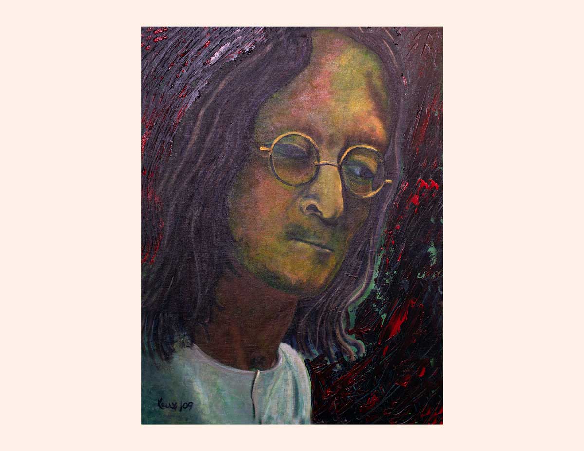 Art Kelly McLeod oil painting John Lennon